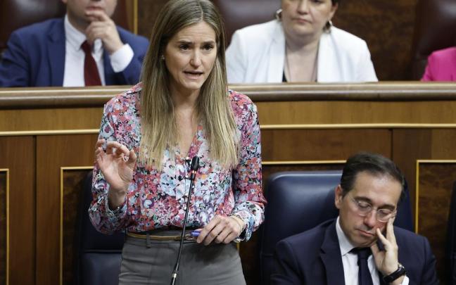 La ministra Transición Ecológica, Sara Aagesen este miércoles durante el pleno del Congreso.