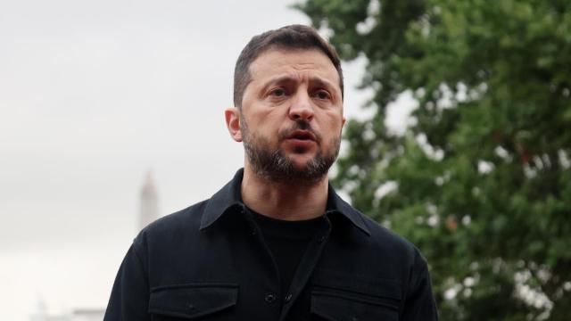 El presidente de Ucrania, Volodimir Zelenski.