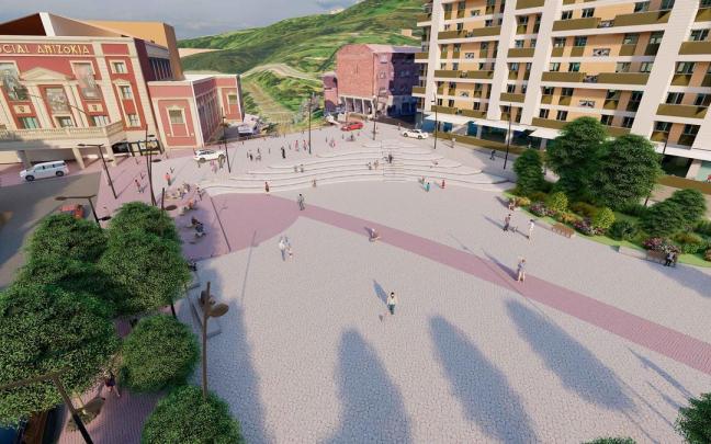 La plaza San Fausto sigue en obras y no podrá ser utilizada durante las fiestas de octubre