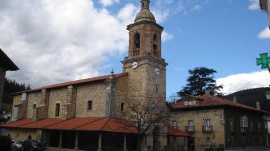 Imagen de la parroquia de Aretxabaleta.
