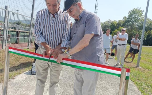 Inauguración de la nueva pasarela de Urbieta