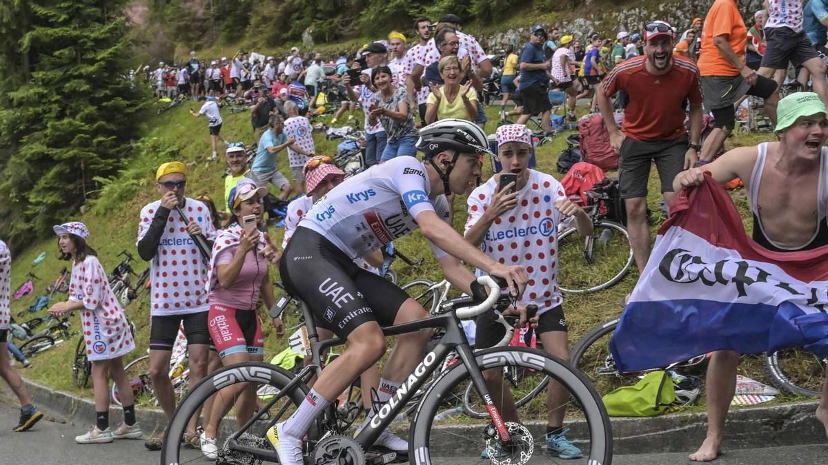 Tadej Pogacar, durante el pasado Tour de Francia.