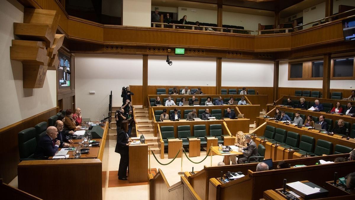 Interior del Parlamento Vasco, en Vitoria Gasteiz