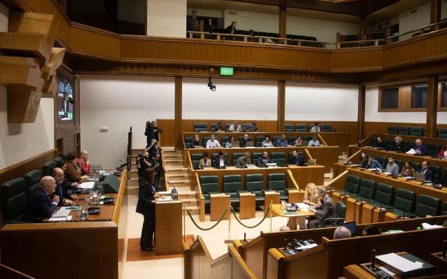 Interior del Parlamento Vasco, en Vitoria Gasteiz