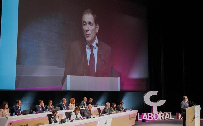 Asamblea general de Laboral Kutxa, celebrada en Donostia.