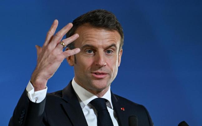 El presidente francés Emmanuel Macron.