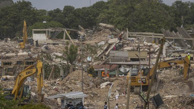 Imagen de una zona destruida por los terremotos en Venezuela