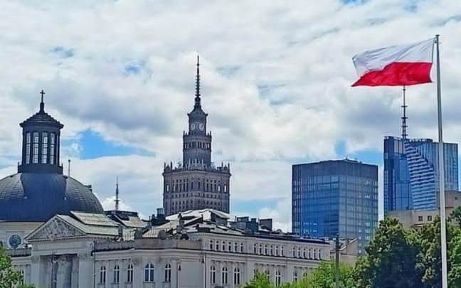 La plaza de Pilsudski, Varsovia.