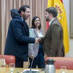 Puente, antes de su comparecencia en el Congreso de los Diputados.