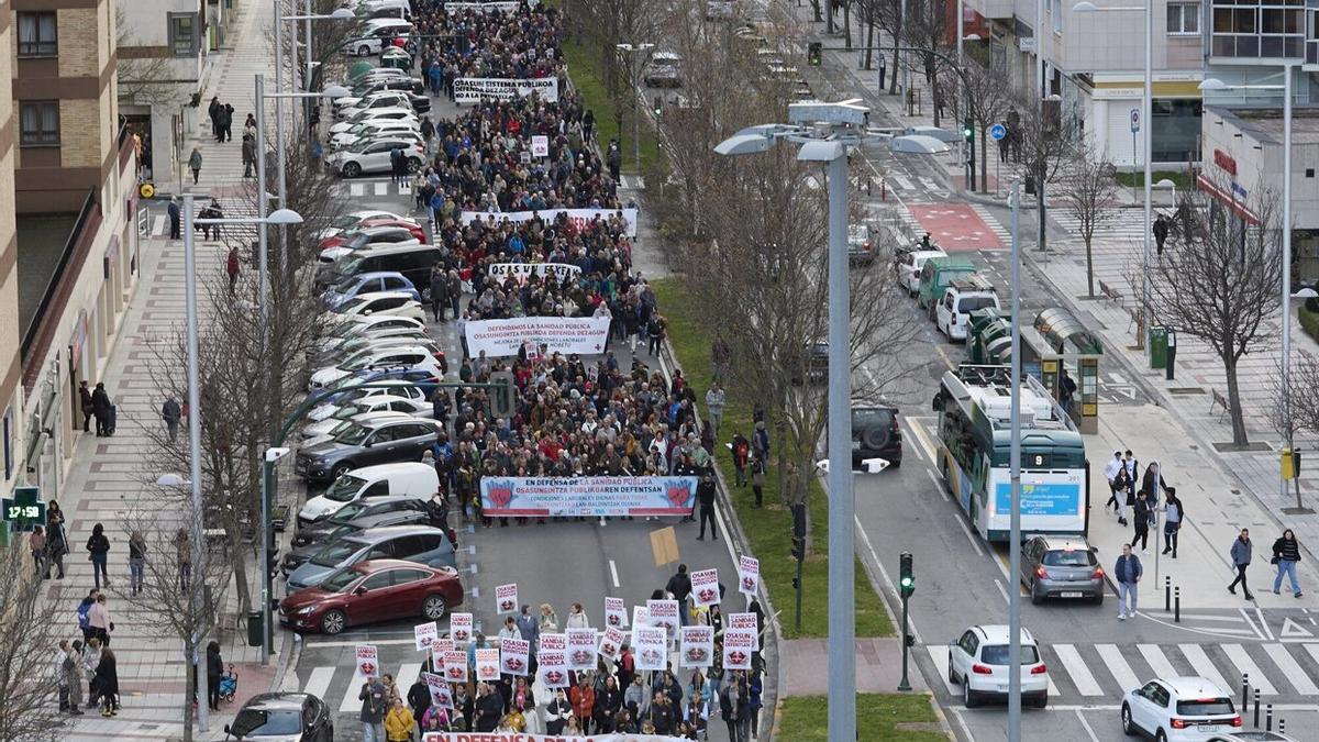 Manifestación por las mejoras en la sanidad públlica