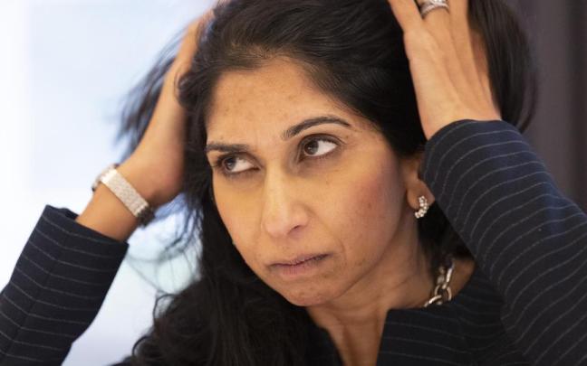La exministra británica Suella Braverman.