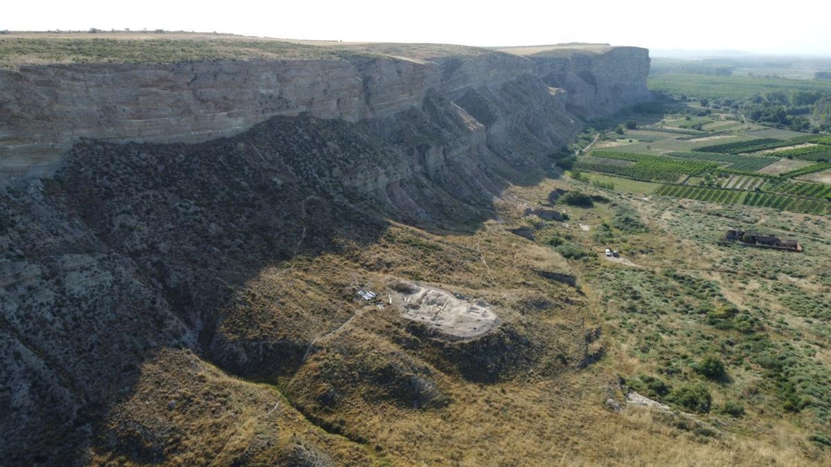 Yacimiento arqueólogico de Resa.