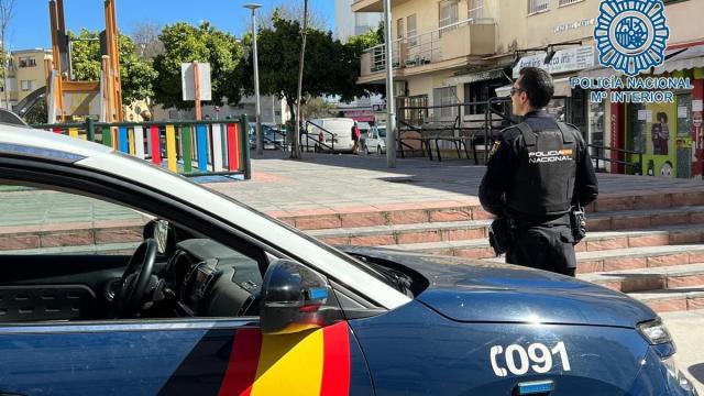 Agente de la Policía Nacional en Jerez.