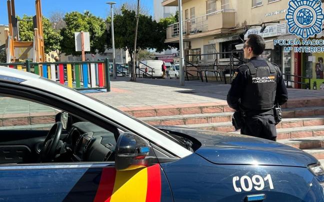 Agente de la Policía Nacional en Jerez.