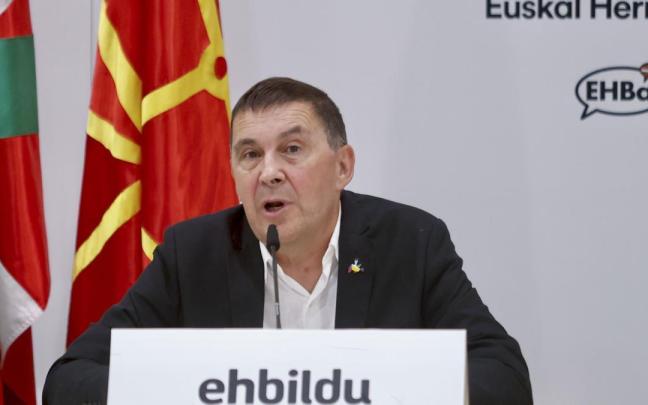 Otegi, en el acto en el que ha participado este sábado. Otegi, en el acto en el que ha participado este sábado.