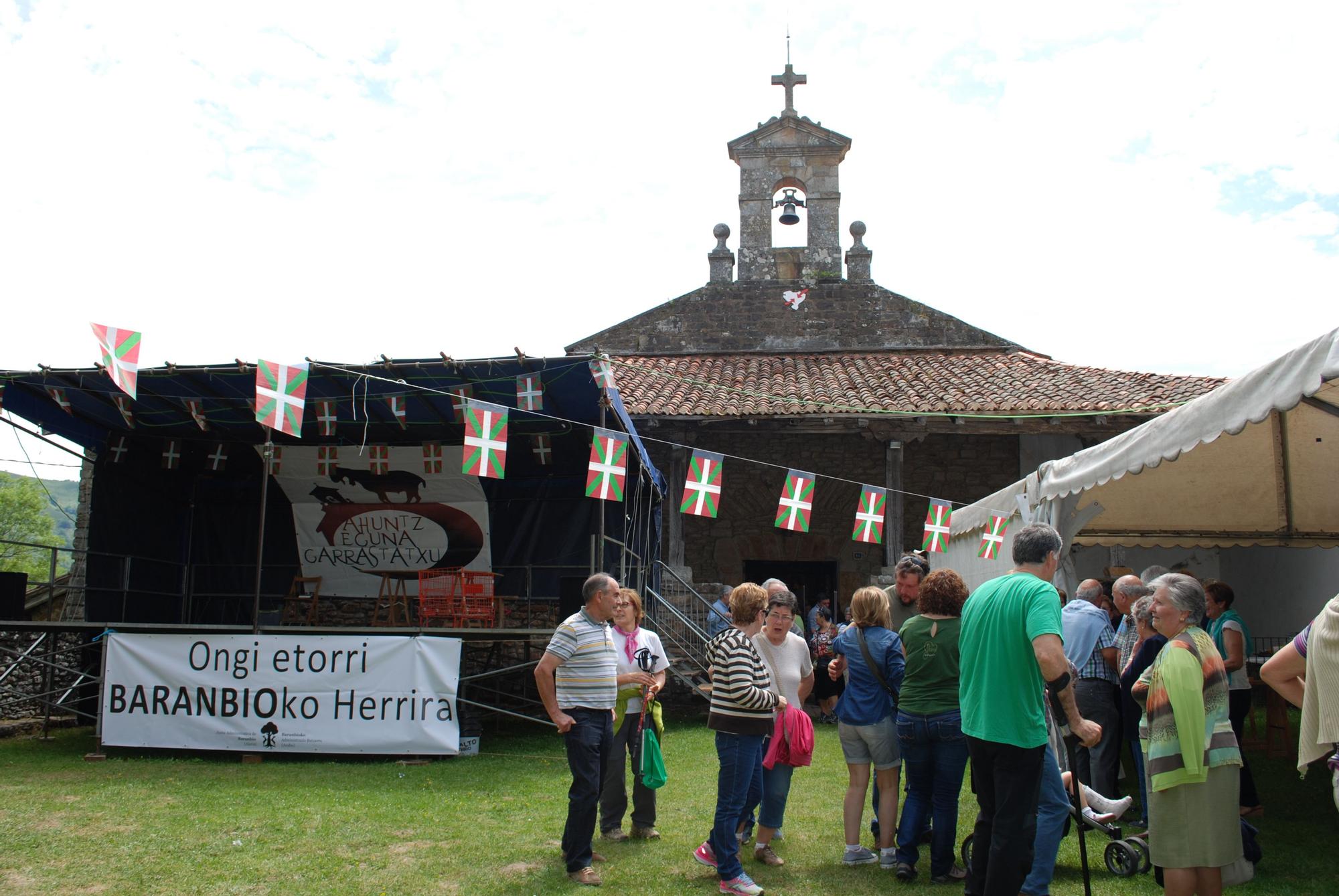 La ermita de Garrastatxu en Baranbio
