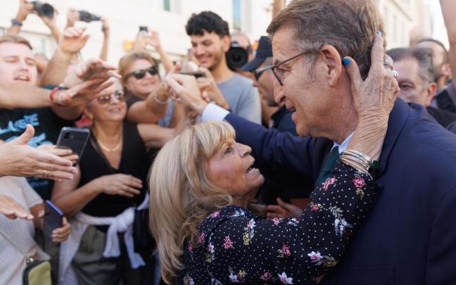 El líder del PP, Alberto Núñez Feijóo.