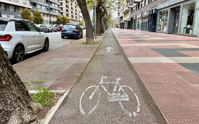 Gasteiz hiribideko bidegorriko obrek trafikoari eragingo diote berriro.
