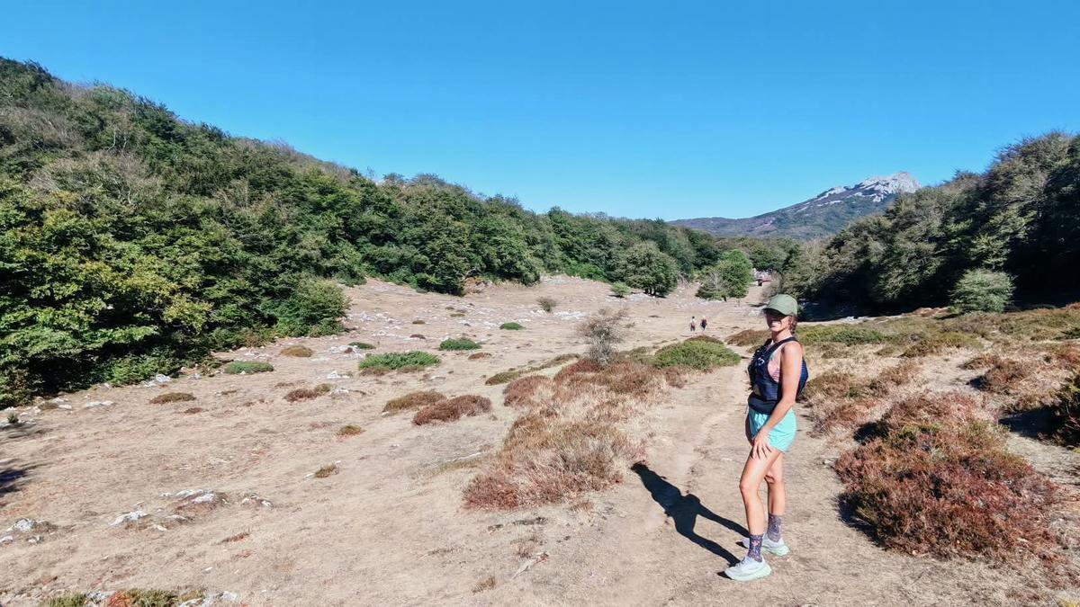 Llegando a la cabaña del Tuerto