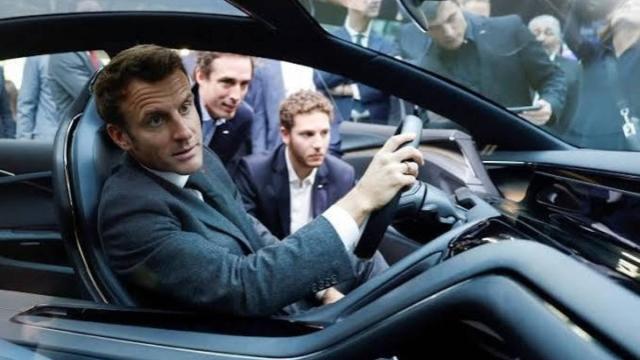 El presidente de Francia, Emmanuele Macron