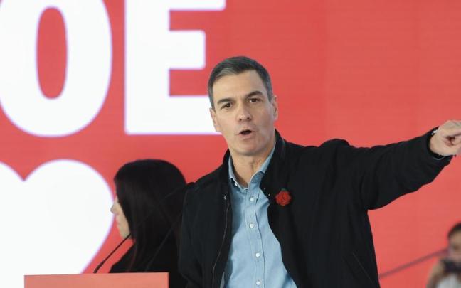 Sánchez este pasado sábado en un acto del PSOE.