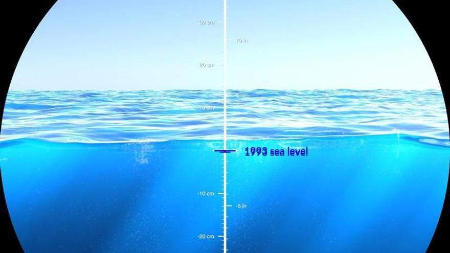 El vídeo de la NASA que muestra el aumento del nivel del mar a causa de la crisis climática