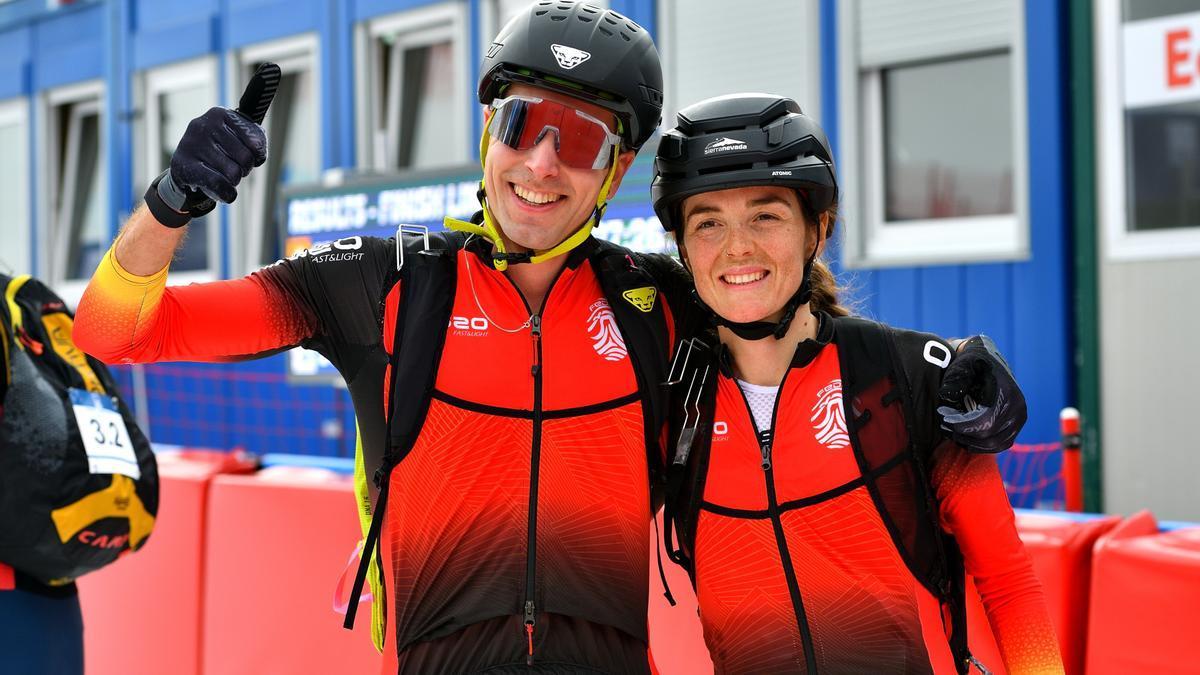 Oriol Cardona y Ana Alonso, oro y bronce en esquí de montaña en Milán-Cortina.