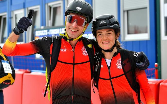 Oriol Cardona y Ana Alonso, oro y bronce en esquí de montaña en Milán-Cortina.