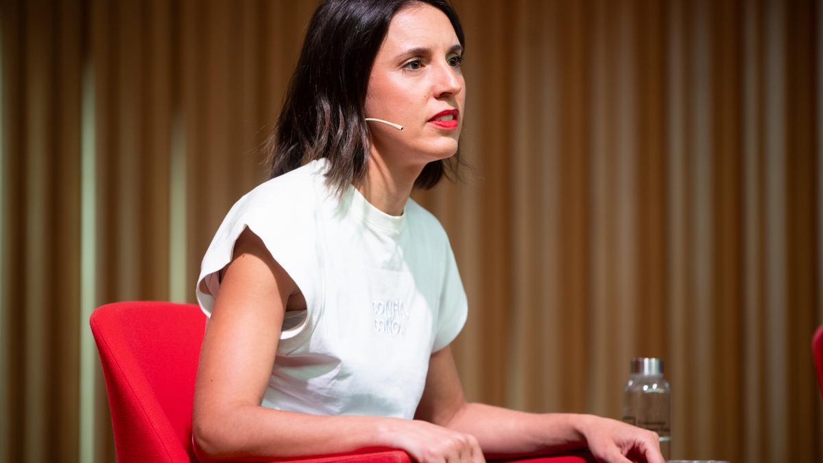 La secretaria política de Podemos y eurodiputada, Irene Montero.