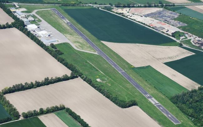 Aeródromo de Langenlois, en Austria.