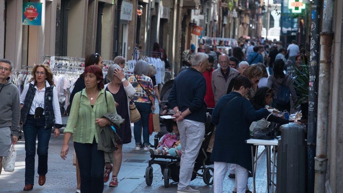 El Ganga Market en las calles del Casco Viejo