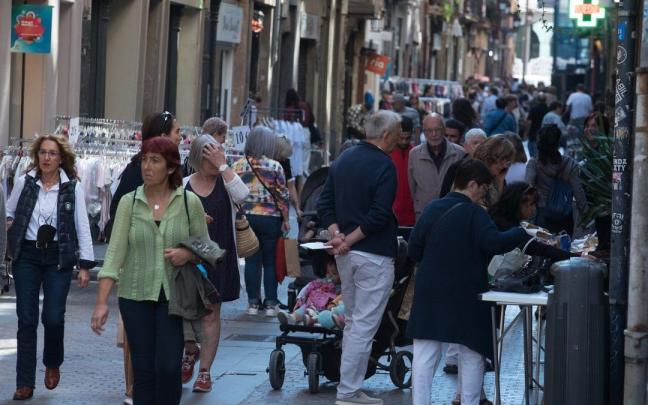El Ganga Market en las calles del Casco Viejo