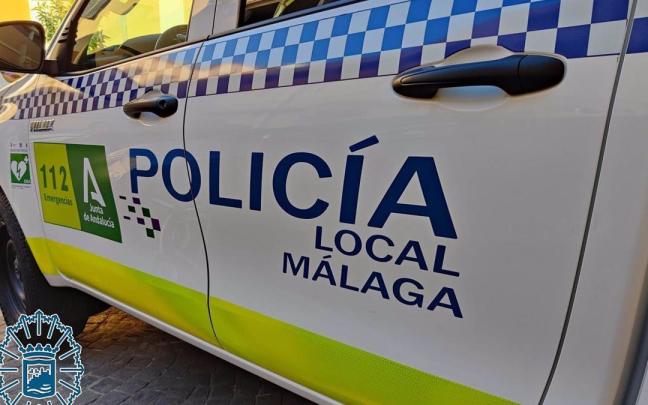 Vehículo de la Policía Local de Málaga.