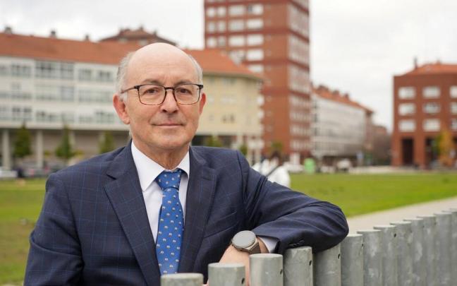 El presidente de la Federación Vasca de Fútbol, Javier Landeta.
