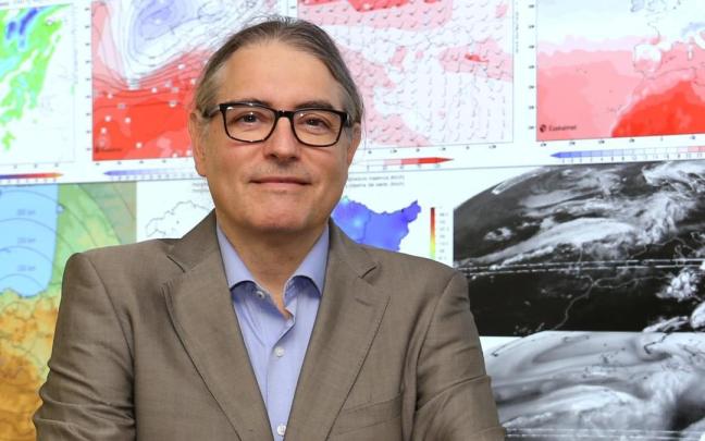 Santiago Gaztelumendi, director de Estrategia y Coordinación de Euskalmet, analiza cómo está cambiando el clima en Euskadi .