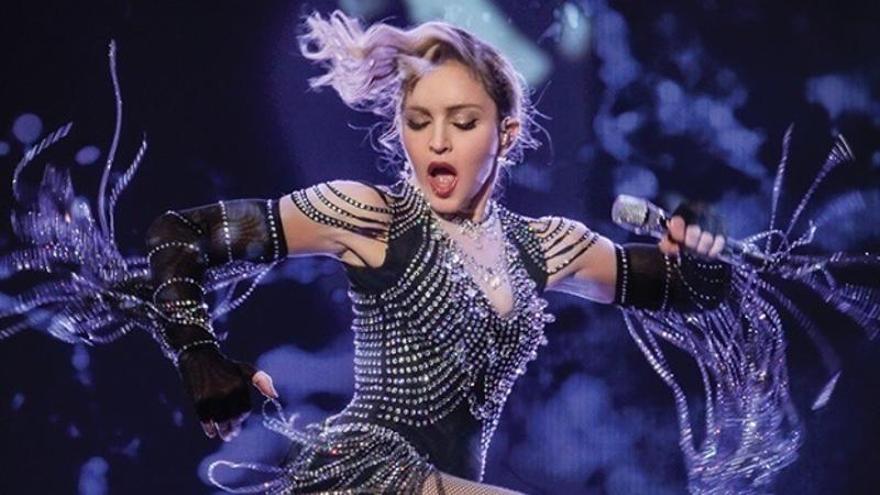 Madonna, durante una actuación.