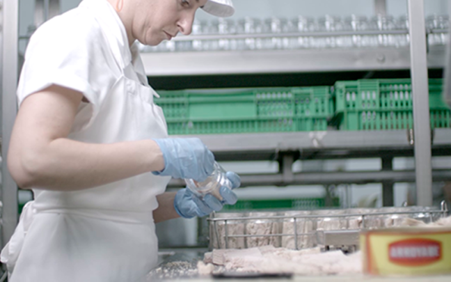 Imagen de archivo de una conservera