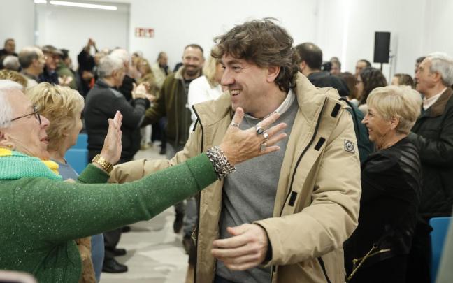 Andueza, durante el acto en el que ha participado este domingo en Lasarte-Oria. / EP Andueza, durante el acto en el que ha participado este domingo en Lasarte-Oria.
