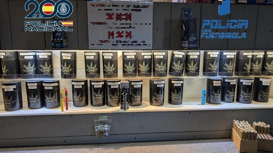 El local se encontraba publicitado en redes sociales ofertando gran variedad de marihuana