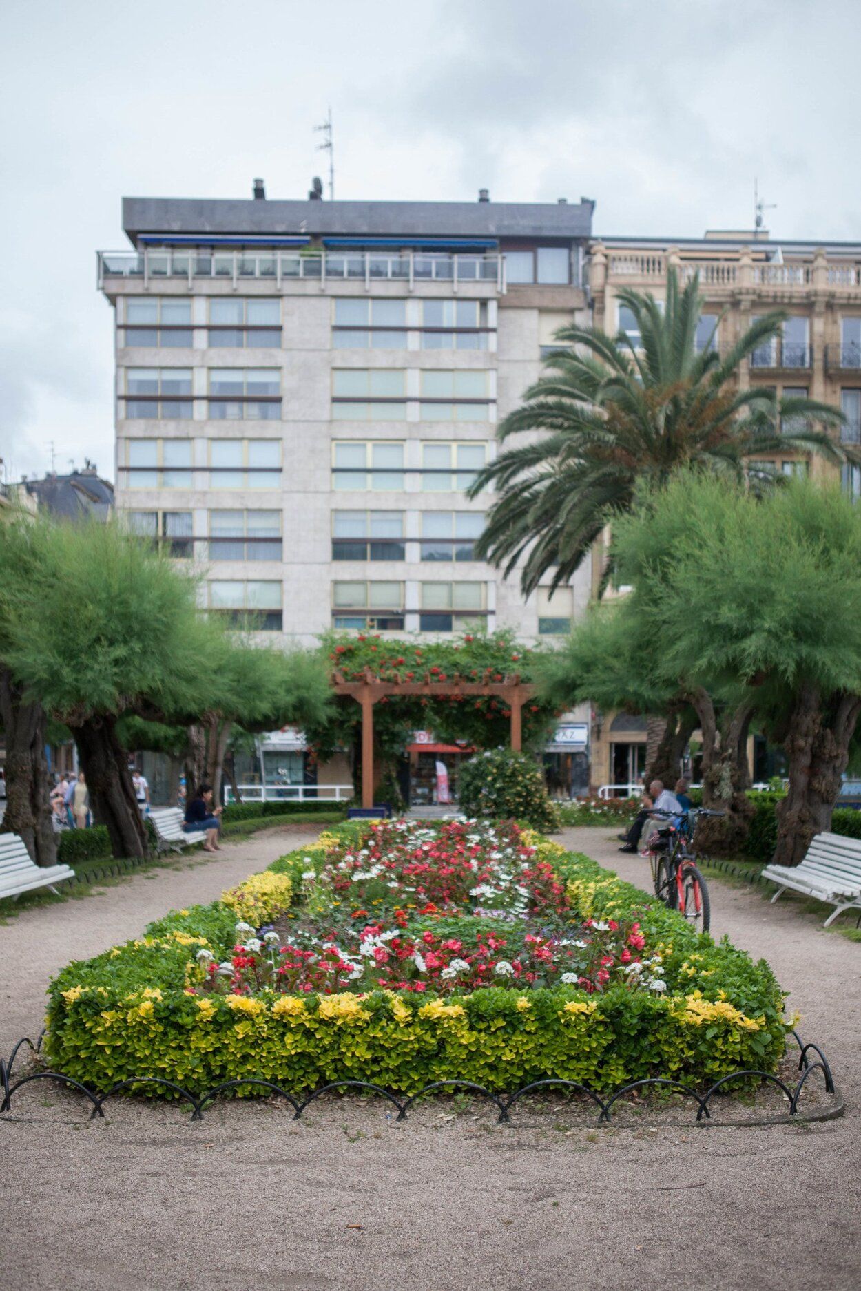 El parque de Alderdi Eder.