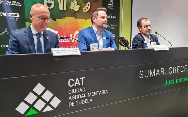 Un momento de la presentación ayer en Tudela. Un momento de la presentación ayer en Tudela.