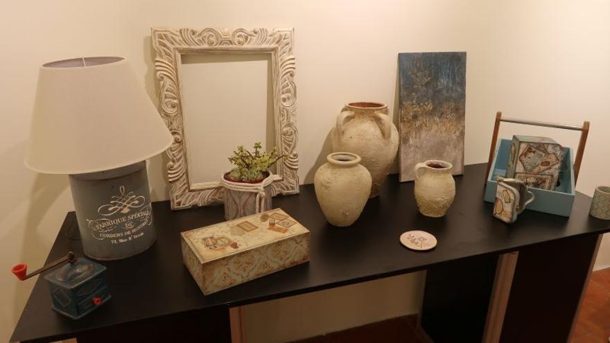 Objetos de decoración restaurados por Harizpi.