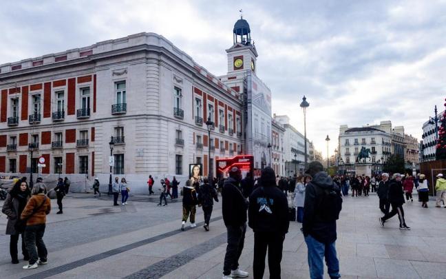 Exterior de la Real Casa de Correos, sede del Gobierno de la Comunidad de Madrid.