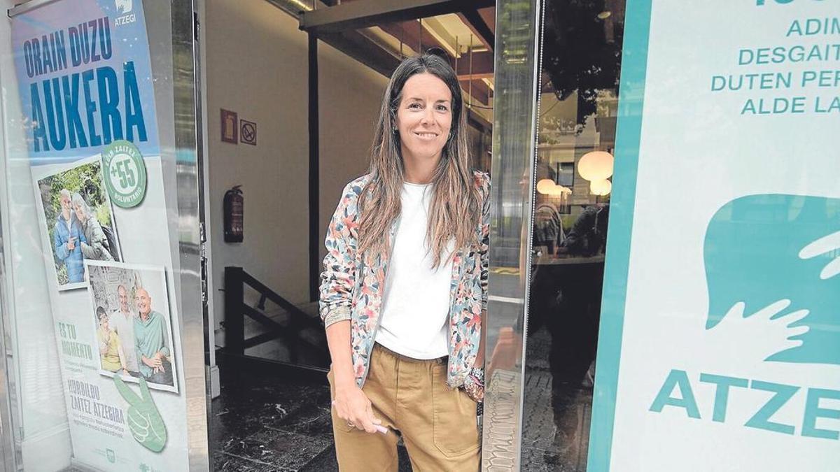 Patricia Ayo, responsable del servicio de apoyo a las familias de Atzegi.