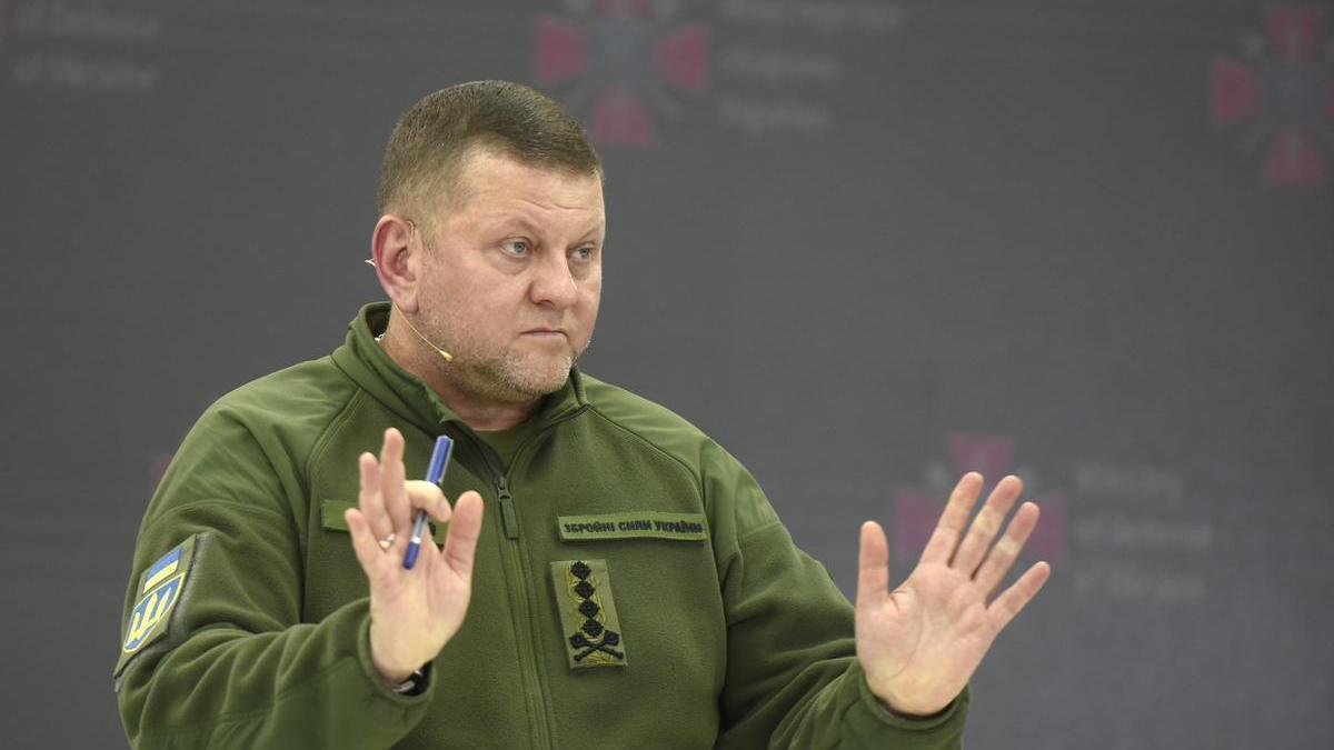El hasta ahora comandante en jefe de las Fuerzas Armadas, Valeri Zaluzhni.
