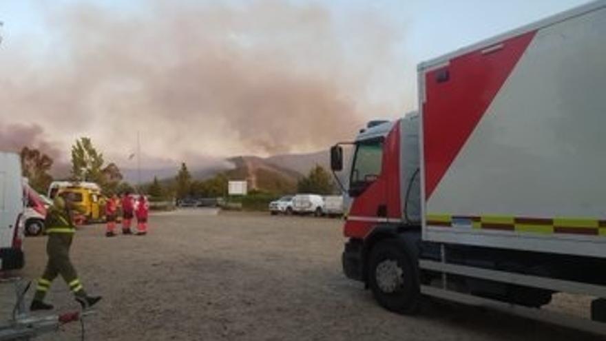 Extremadura activa el nivel 2 por el incendio de Las Hurdes y pide ayuda a la UME