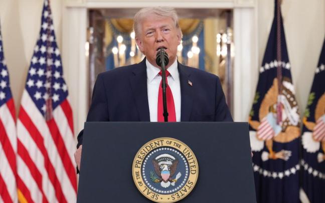 El presidente de Estados Unidos, Donald Trump