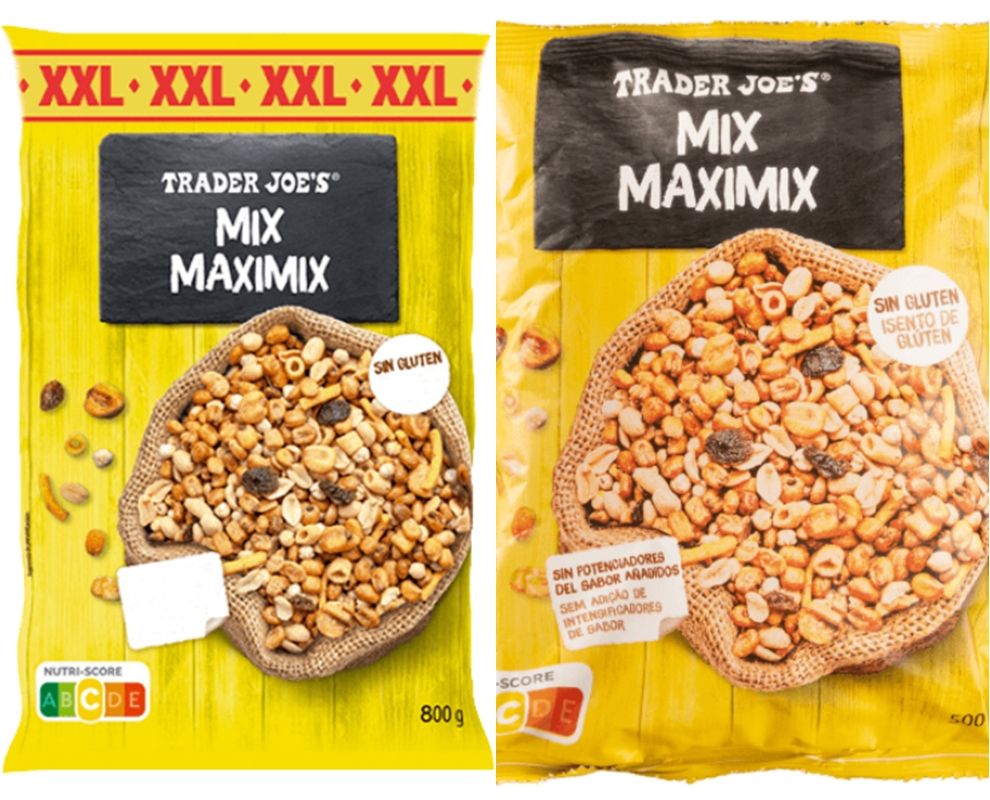 Los frutos secos afectados.