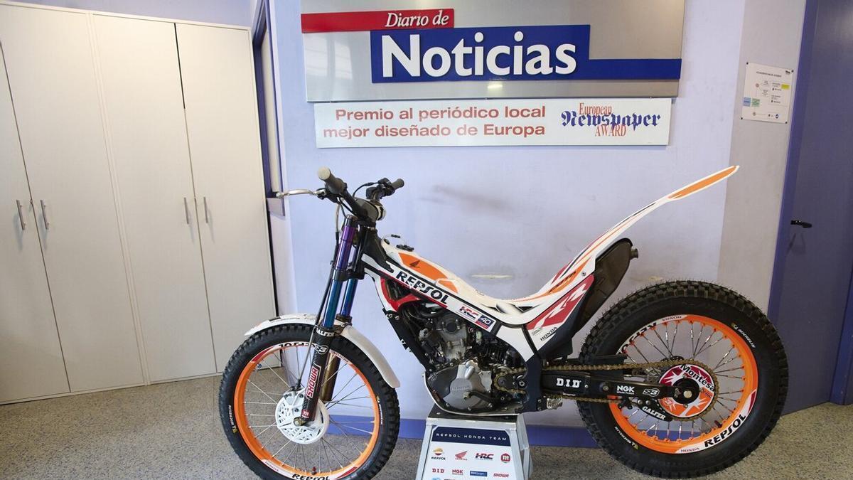 La moto con la que Toni Bou se proclamó campeón del mundo.
