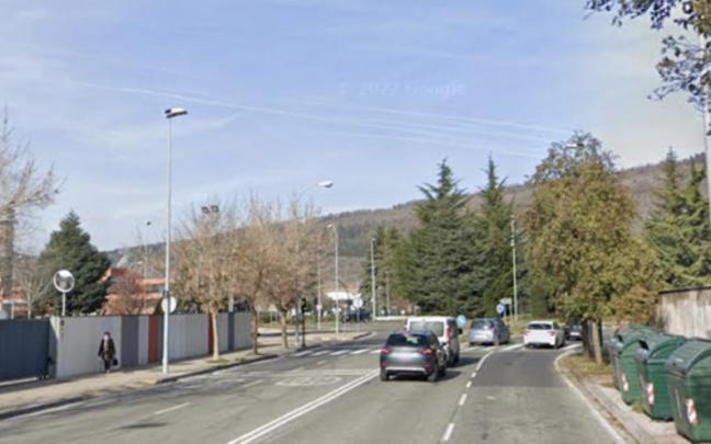 Imagen de la calle Merindad de Sangüesa de Burlada. Imagen de la calle Merindad de Sangüesa de Burlada.
